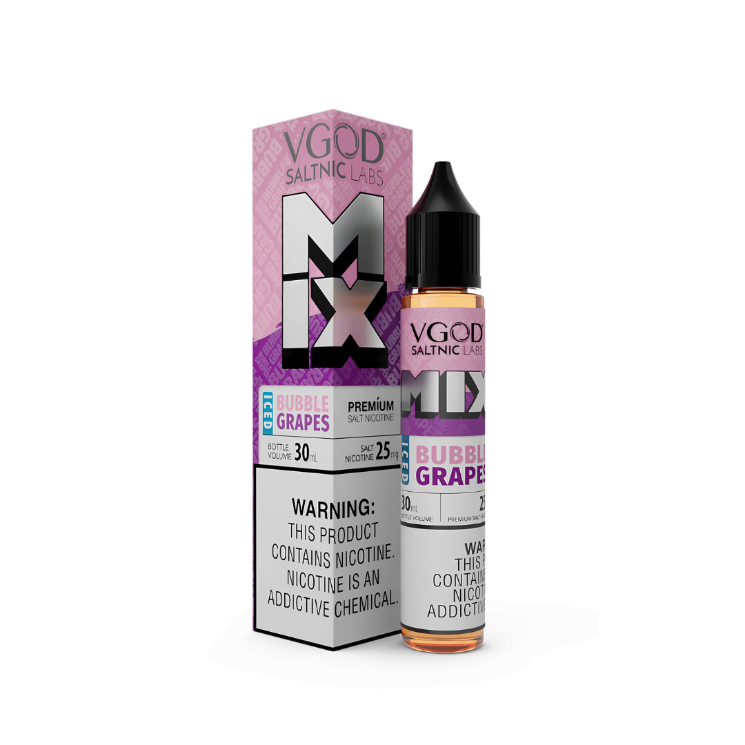 VGOD MIX ICED BUBBLE GRAPES SALTNIC