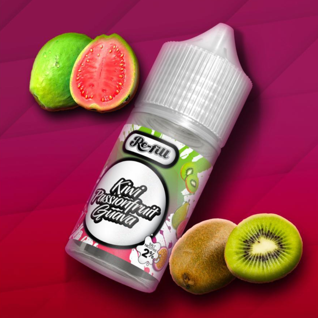REFILL - KIWI PASSION FRUIT GUAVA SALTNIC